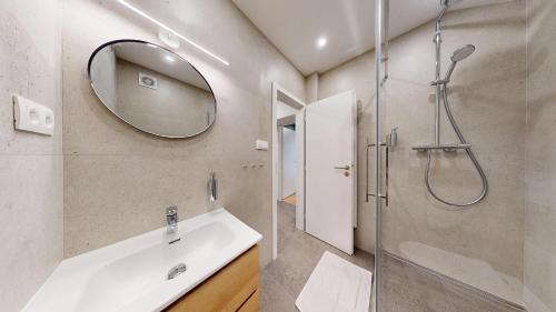 Koupelna v ubytování NEW Studio by Nivy & Bus Station w AC