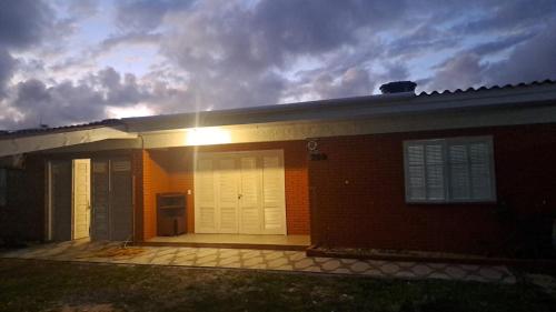 Bygningen som feriehuset ligger i