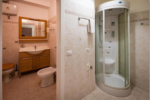 Koupelna v ubytování Residenza Arcadia