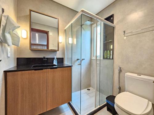 Koupelna v ubytování Chalé de Luxo no Meridional Club Praia dos Carneiros