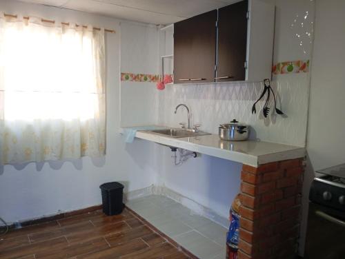 Køkken eller tekøkken på Casa vista al mar