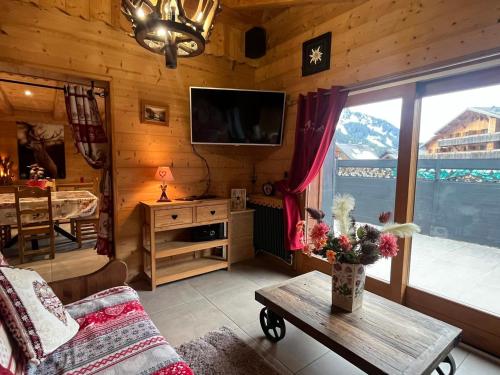 Châtel: Apt 3P, Terrasse, 5 Pers, Parking privé