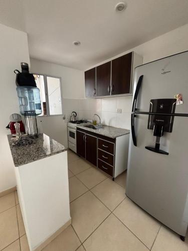 Køkken eller tekøkken på Departamento Costa II