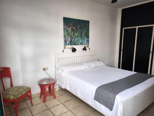 Postel nebo postele na pokoji v ubytování Apartamento en Playa de Morro jable 1 habitación