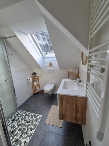 Et badeværelse på Haus Auszeit