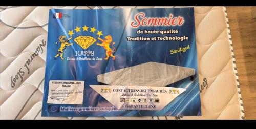 Certifikát, hodnocení, plakát nebo jiný dokument vystavený v ubytování Studio cosy indépendant