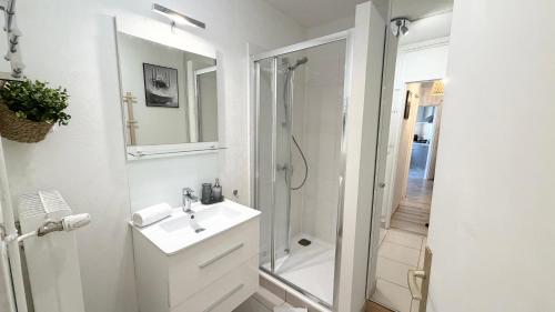 Koupelna v ubytování Appartement N1