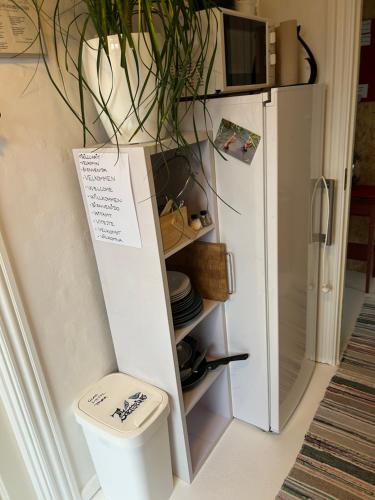 Køkken eller tekøkken på Blomsterhaven