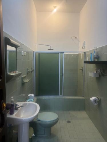 Et badeværelse på Casa Tierra Libre