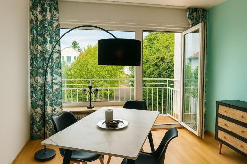 Balkón nebo terasa v ubytování Business-Refugium für Teams 3 Design-Apartments