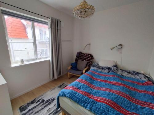 Ένα ή περισσότερα κρεβάτια σε δωμάτιο στο 4 star holiday home in Kalvsund