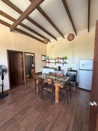 Køkken eller tekøkken på Cabañas olmue