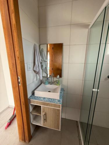 Et badeværelse på Loft para casal que deseja privacidade