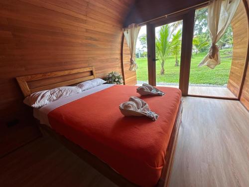 Krevet ili kreveti u jedinici u okviru objekta The Jungle Cocoon