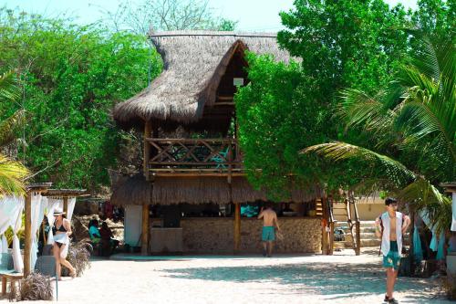 Bygningen som feriehuset ligger i