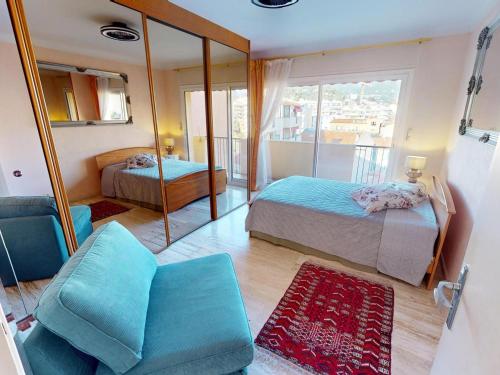 Agréable 3P à Menton avec terrasse et garage - FR-1-196-389