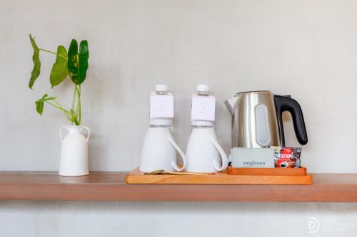 Kaffe- og tefaciliteter på ME Villa Pererenan