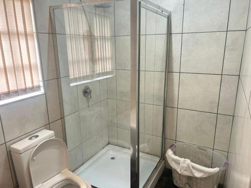 Et badeværelse på Zeus Lodge