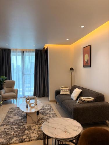 One bedroom at Bravia Residency osu