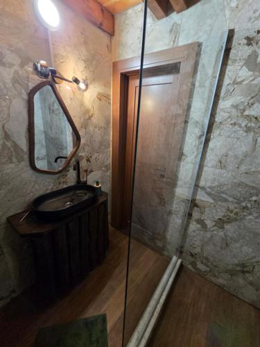 Phòng tắm tại Casa Sofija