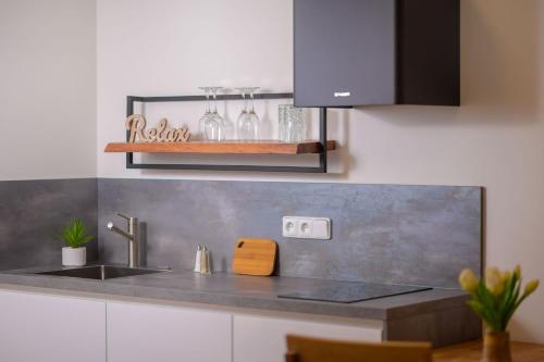 Køkken eller tekøkken på Apartments Resort Vrchlabí