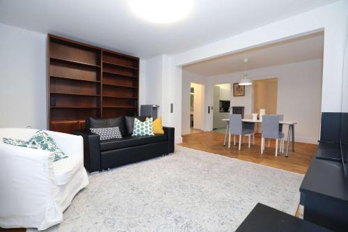 Steps from Sihlcity free parking dining and transit
