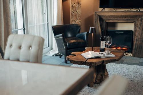 Posezení v ubytování MOUNTAIN LODGE OBERJOCH - Allgäu