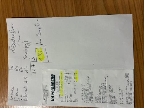 De plattegrond van Le Colbert