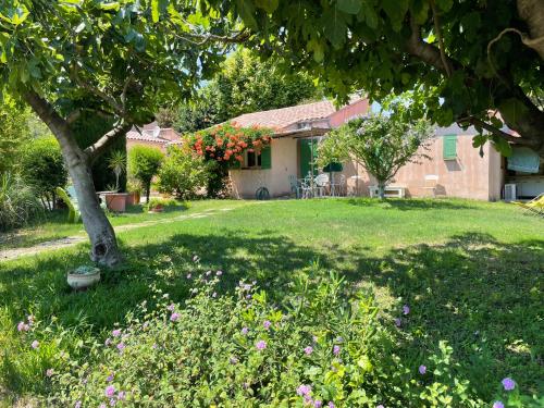 La Petite Maison في ساناري سور مير: منزل به شجرة في فناء
