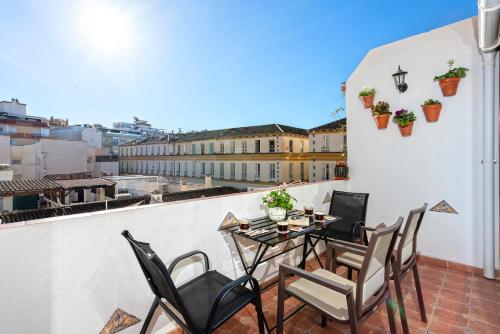 Junto a la casa natal de Picasso