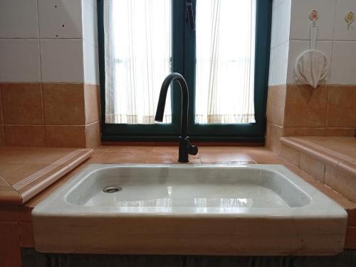 Et badeværelse på A Casa da Rianxeira