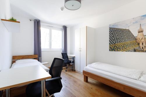 Spacious Group Apartment with Balcony
