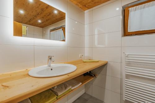 Koupelna v ubytování Haus Schwarzhans