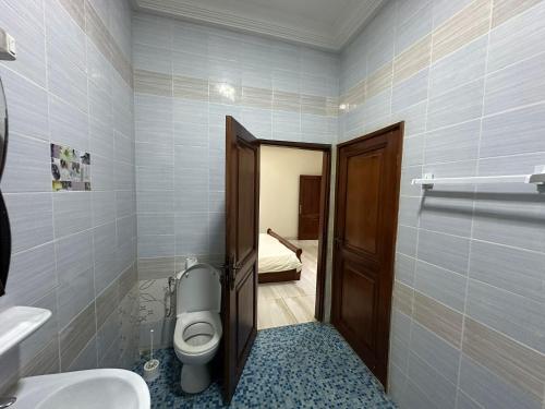 Et badeværelse på La Maison des Palmiers