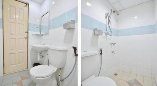 Et badeværelse på OYO 969 Hotel Pantai View