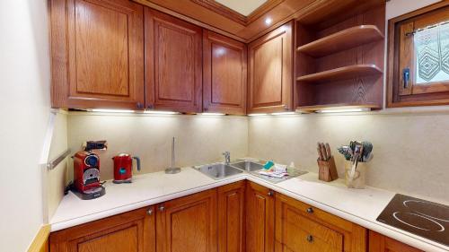 Η κουζίνα ή μικρή κουζίνα στο Apartment Praval