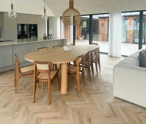 Χώρος καθιστικού στο Unique Holiday Home Directly On The Beach