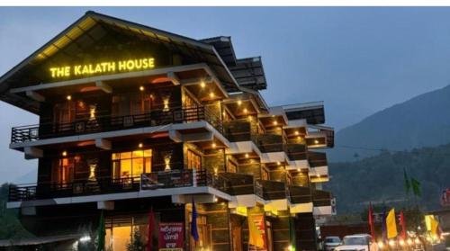 En generel udsigt til bjerge eller udsigt til bjerge taget fra hotellet