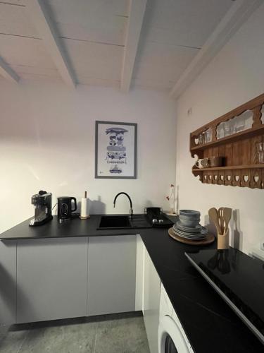 Køkken eller tekøkken på Dom Przy Lesie Zielonowo