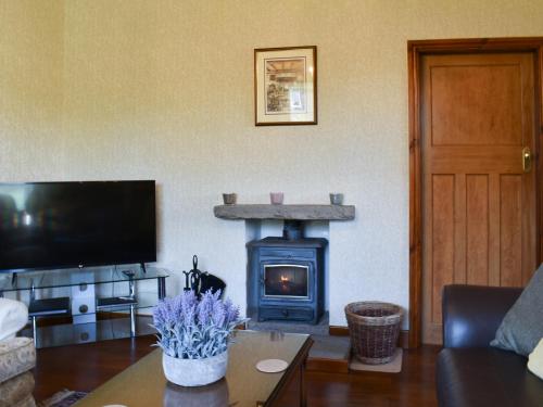 TV a/nebo společenská místnost v ubytování Hillview