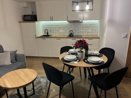 Nhà bếp/bếp nhỏ tại Apartament Górska Przystań