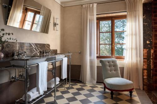 Køkken eller tekøkken på Fattoria di Vegi