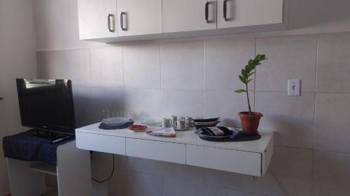 Køkken eller tekøkken på Cantinho Muniz