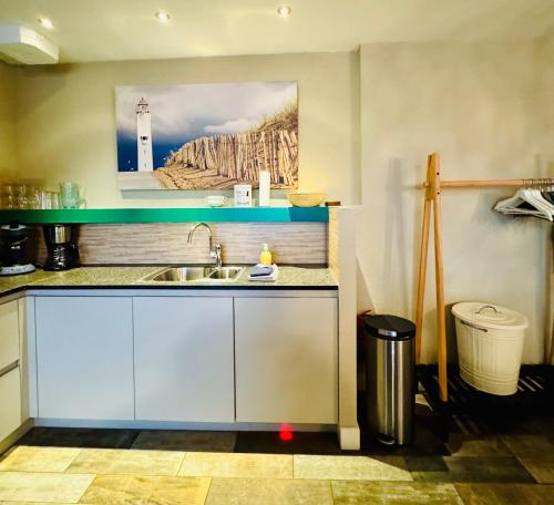 Køkken eller tekøkken på Strandzand