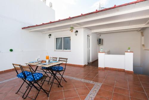 Typical fishermen house on La Carihuela beach