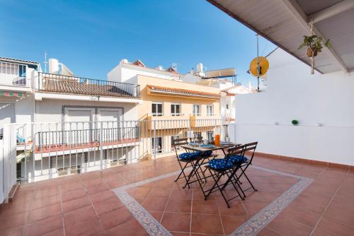 Typical fishermen house on La Carihuela beach