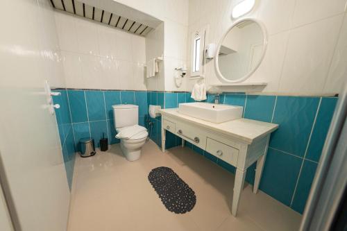 Koupelna v ubytování Afytos Akcay Tatil Koyu