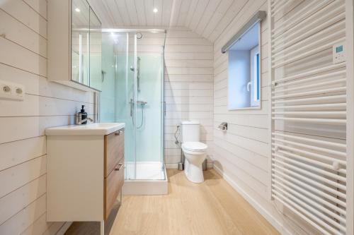 Et badeværelse på Gîte du Chemin - Calme et forêt