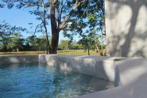 Bazén v ubytování Nelblu Flamingo Suites nebo v jeho okolí