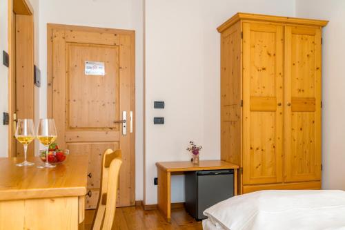 เตียงในห้องที่ Camping Dolomiti